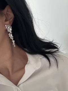 گوشواره جواهری شیک