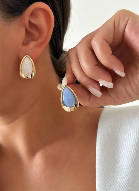 گوشواره میناکاری اشک