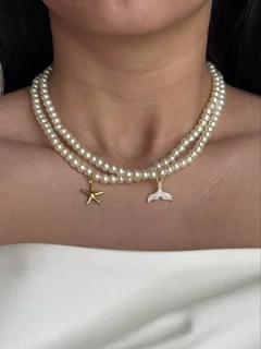 گردنبند مرواریدی تابستونی